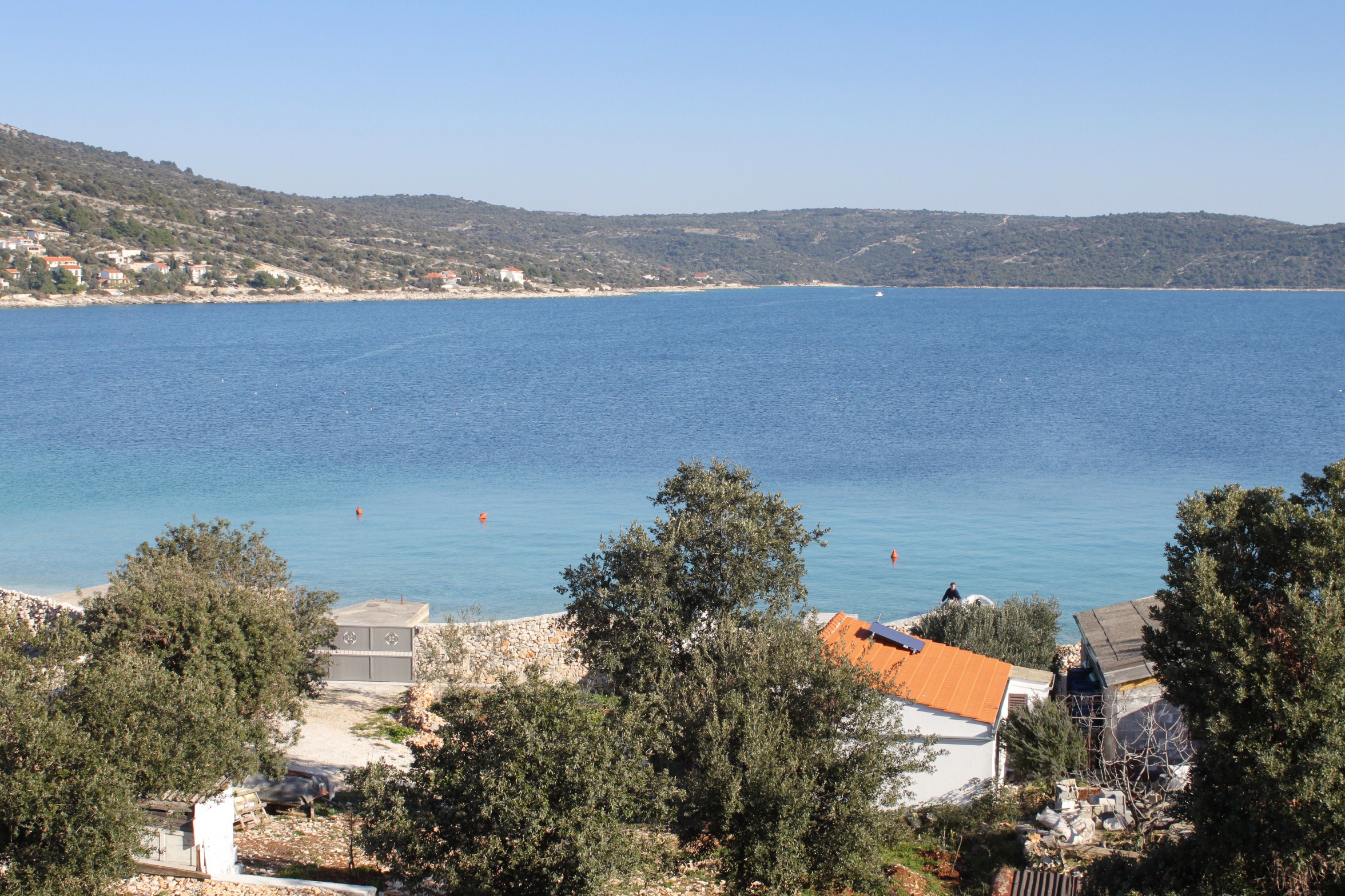 One bedroom apartment with terrace and sea view Sevid, Trogir (A-6024-b)