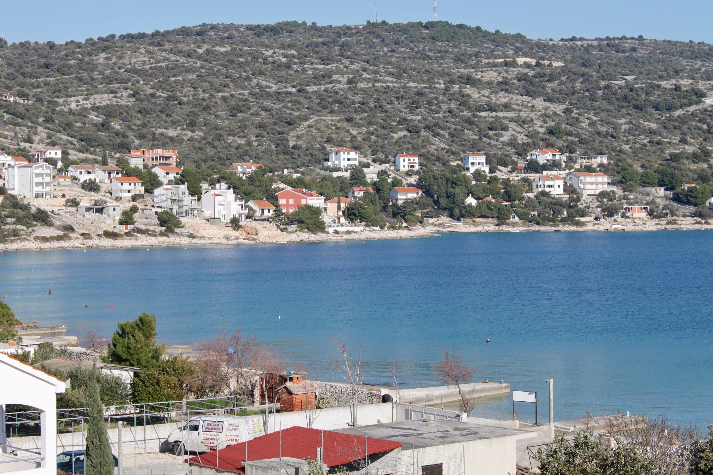 Studio flat with terrace and sea view Sevid, Trogir (AS-6024-a)