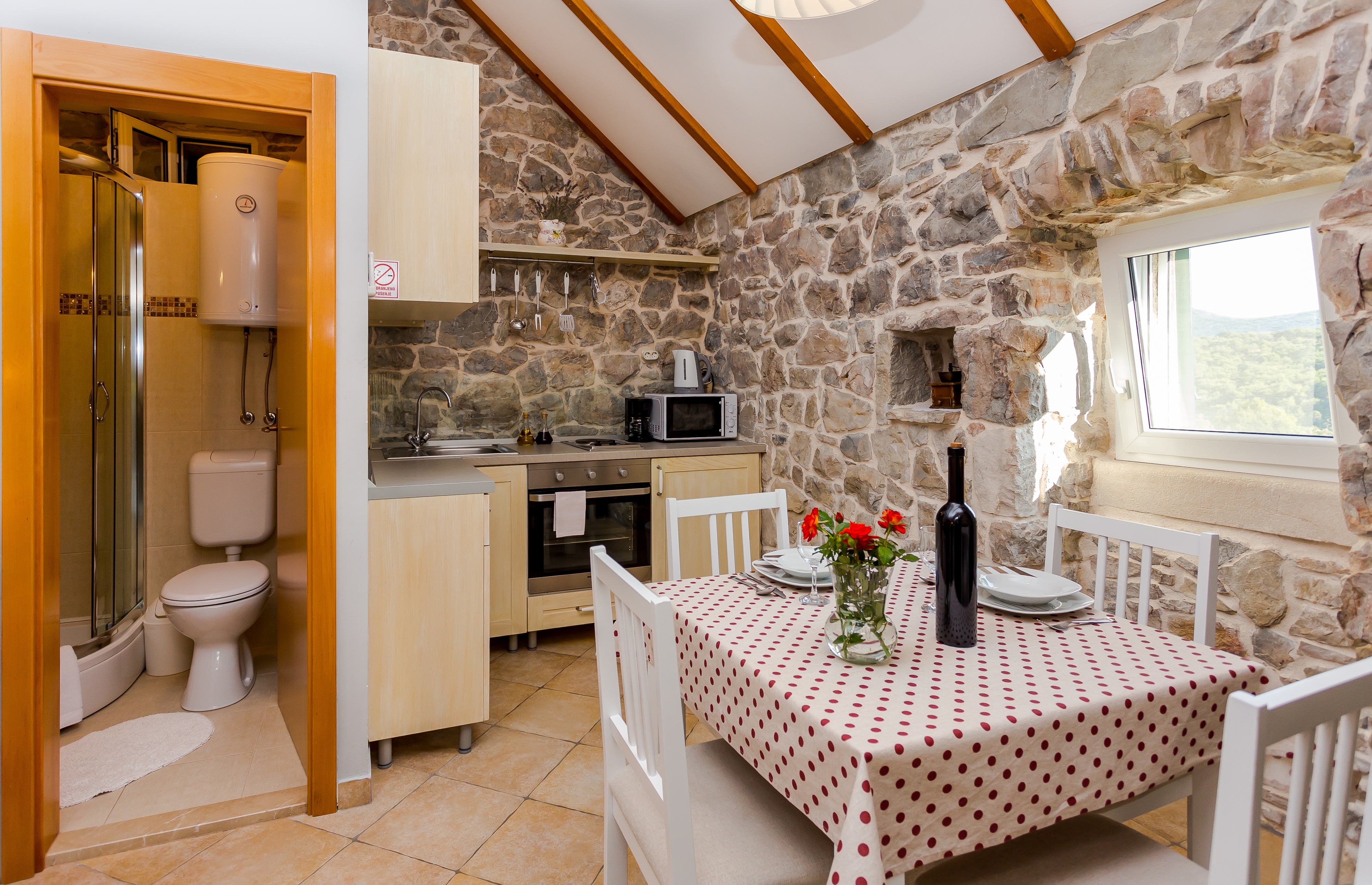 Studio flat with air-conditioning Gata, Omiš (AS-6033-a)