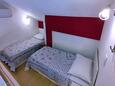 Obývací pokoj Tučepi, Obývací pokoj v ubytování typu apartment, s klimatizací a WiFi.