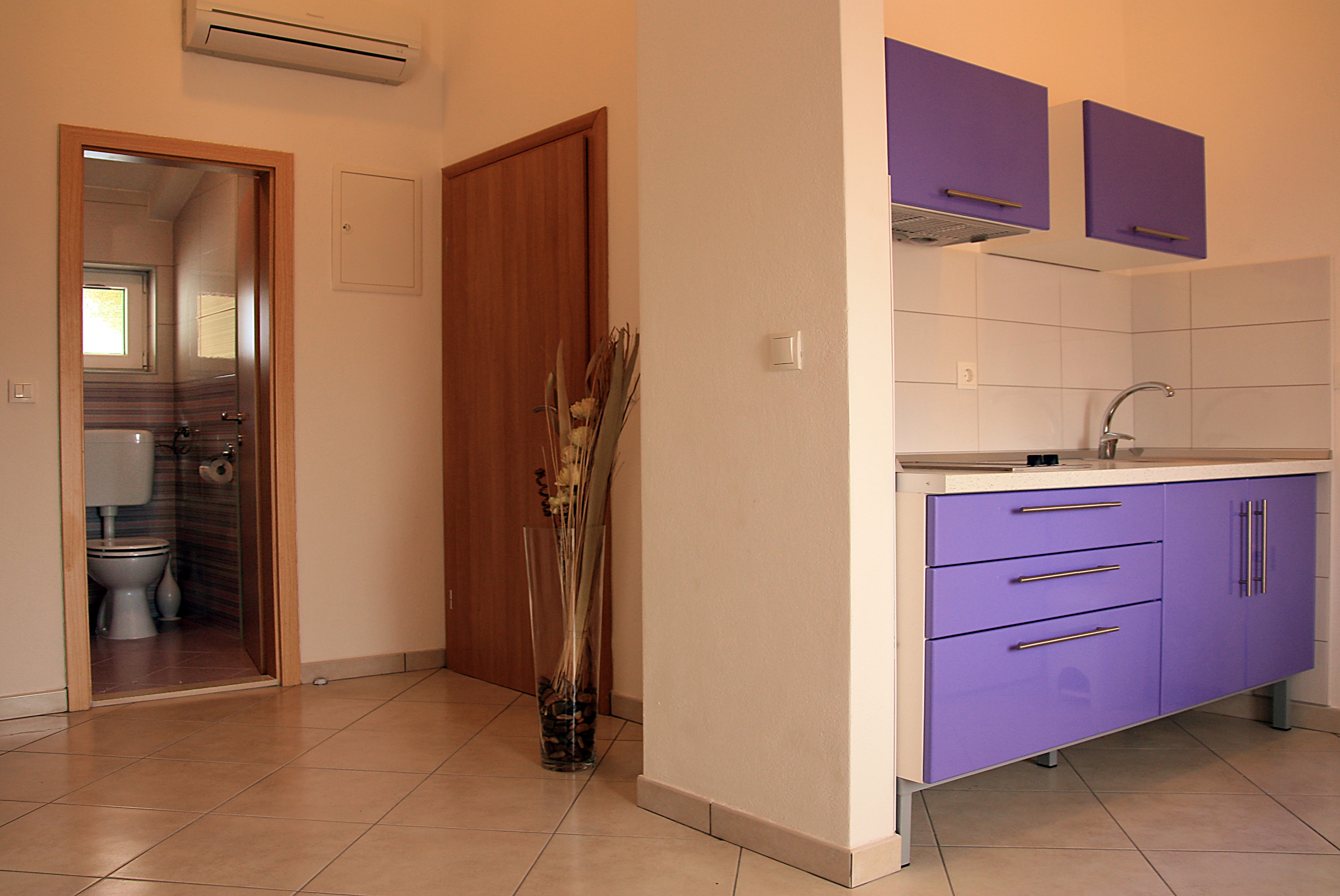 One bedroom apartment with terrace and sea view Tučepi, Makarska  A-b