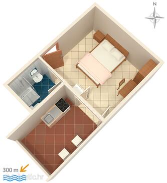 Plan Nemira, Plan in the studio-apartment, WIFI.