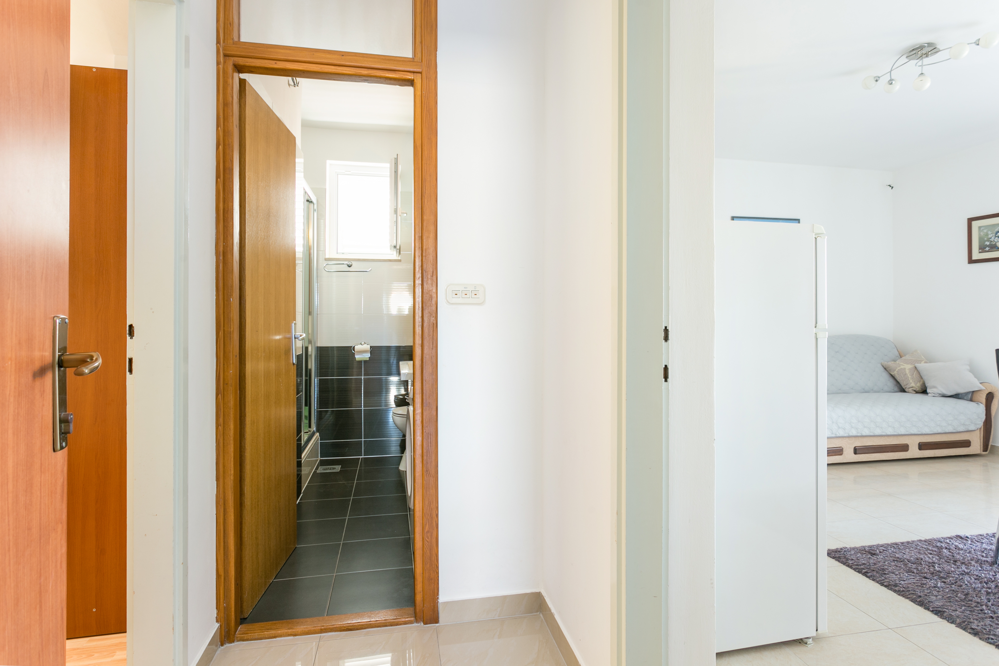 Jednosobni apartman s terasom i pogledom na more Podstrana, Split  A-a