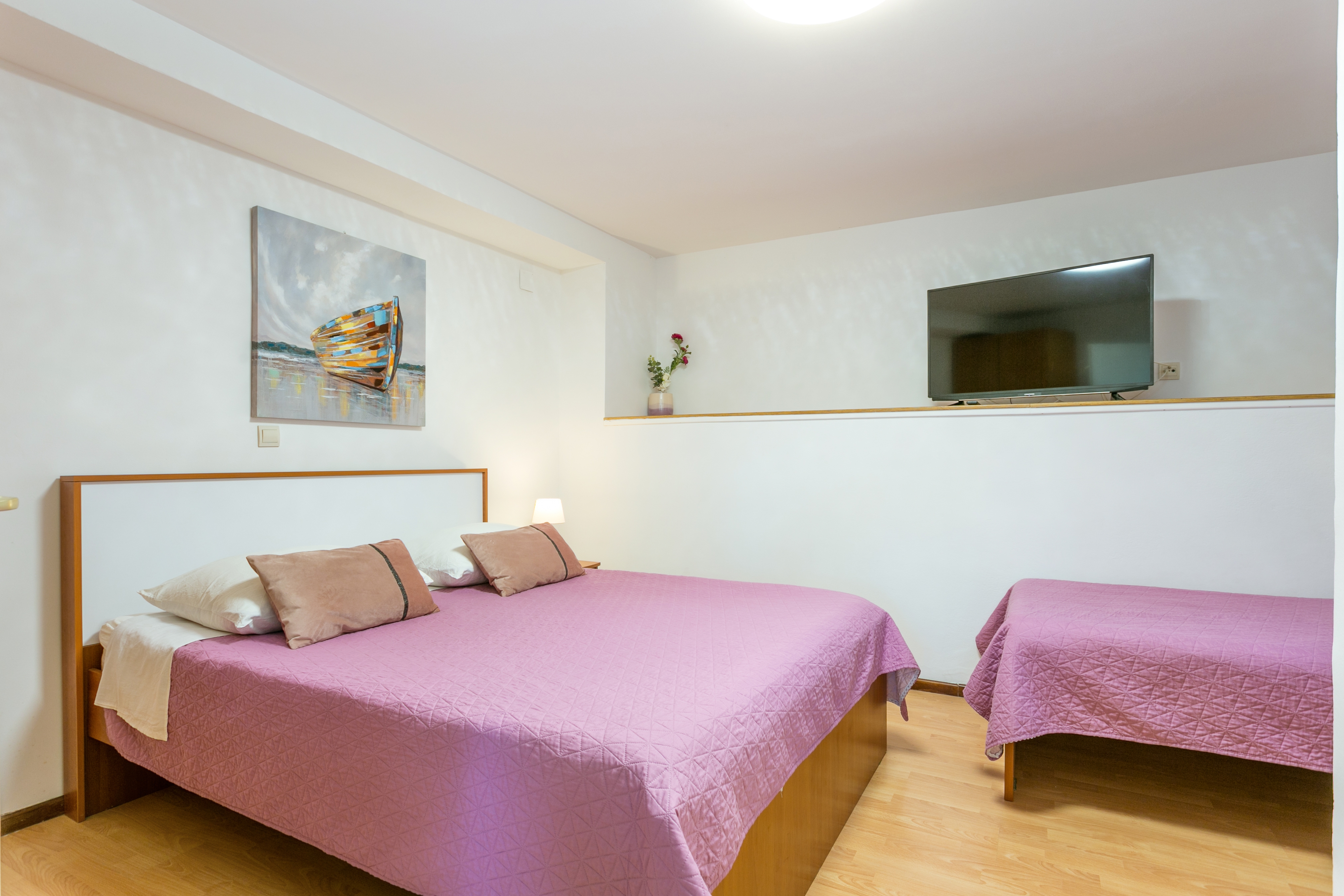 Jednosobni apartman s terasom i pogledom na more Podstrana, Split  A-c