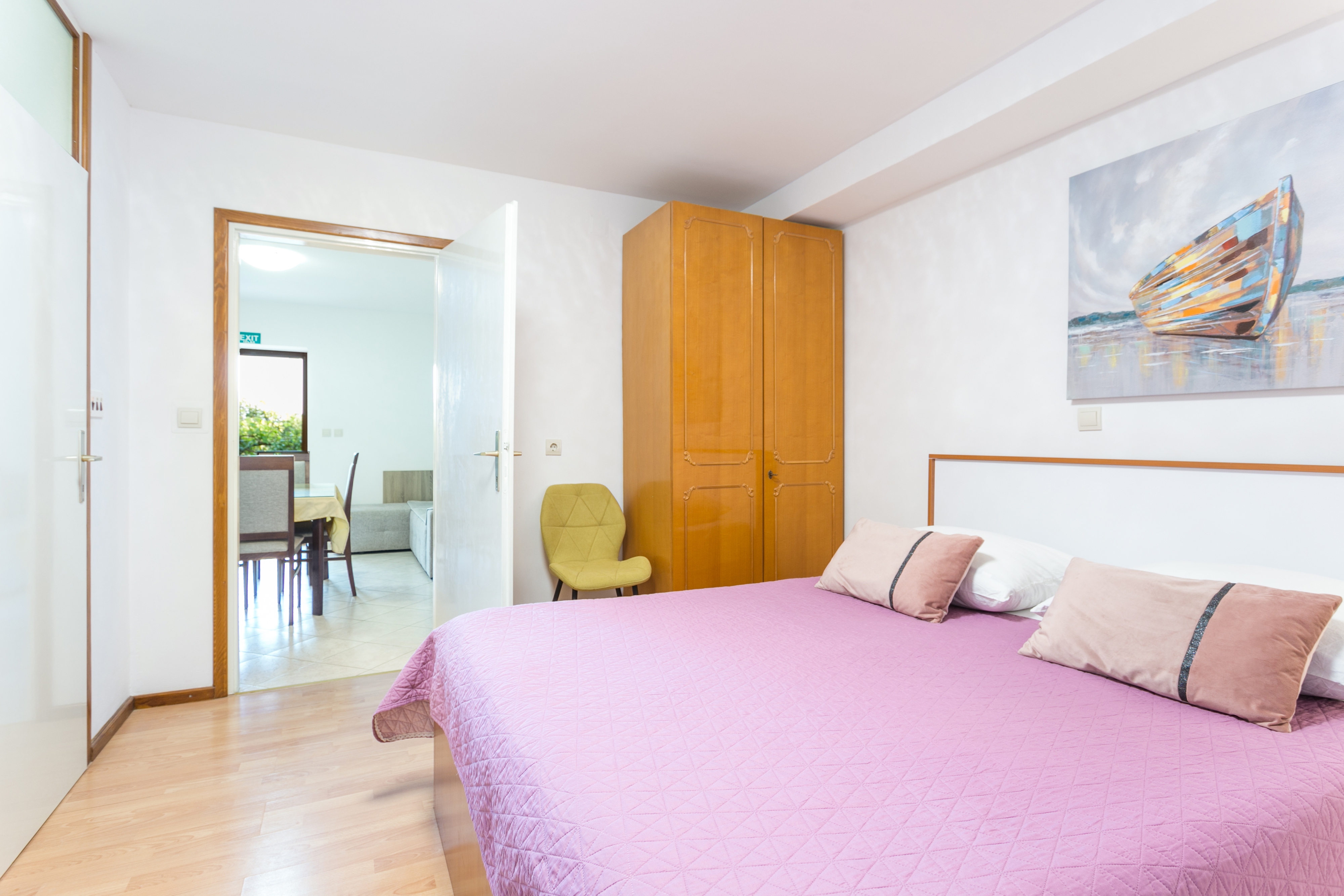 Jednosobni apartman s terasom i pogledom na more Podstrana, Split  A-c