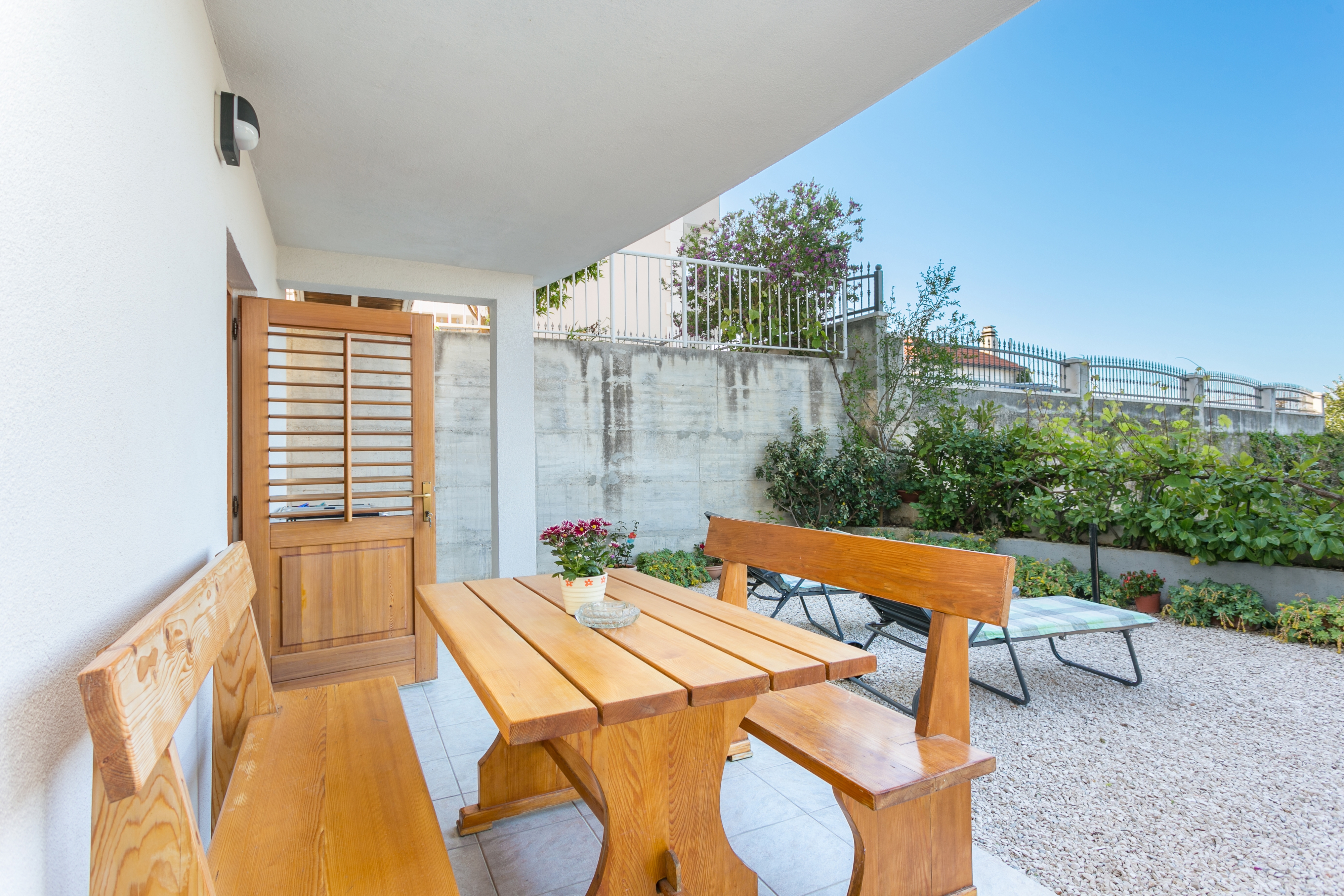 Jednosobni apartman s terasom i pogledom na more Podstrana, Split  A-c