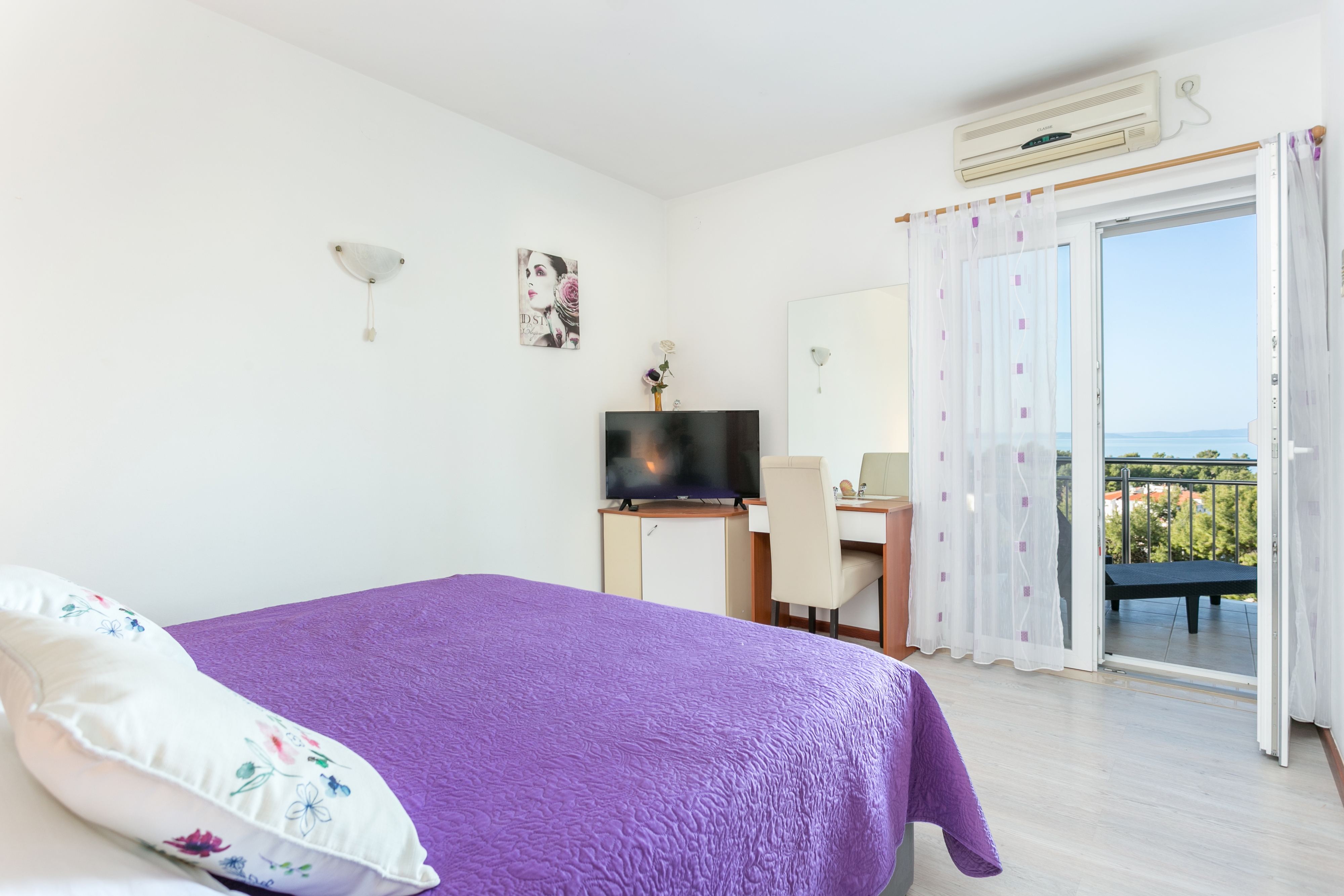 Studio apartman s terasom i pogledom na more Podstrana, Split  AS-a