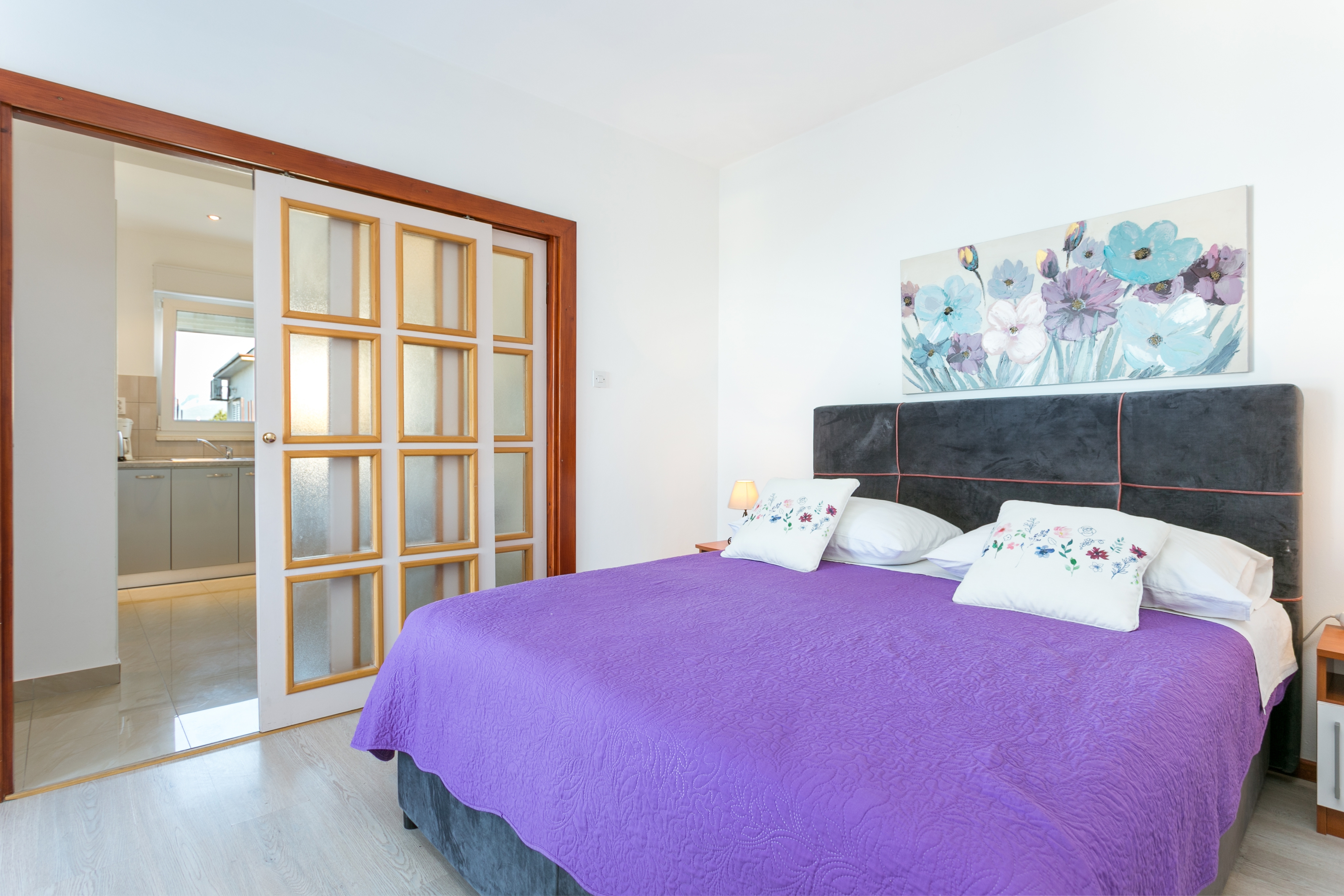 Studio apartman s terasom i pogledom na more Podstrana, Split  AS-a