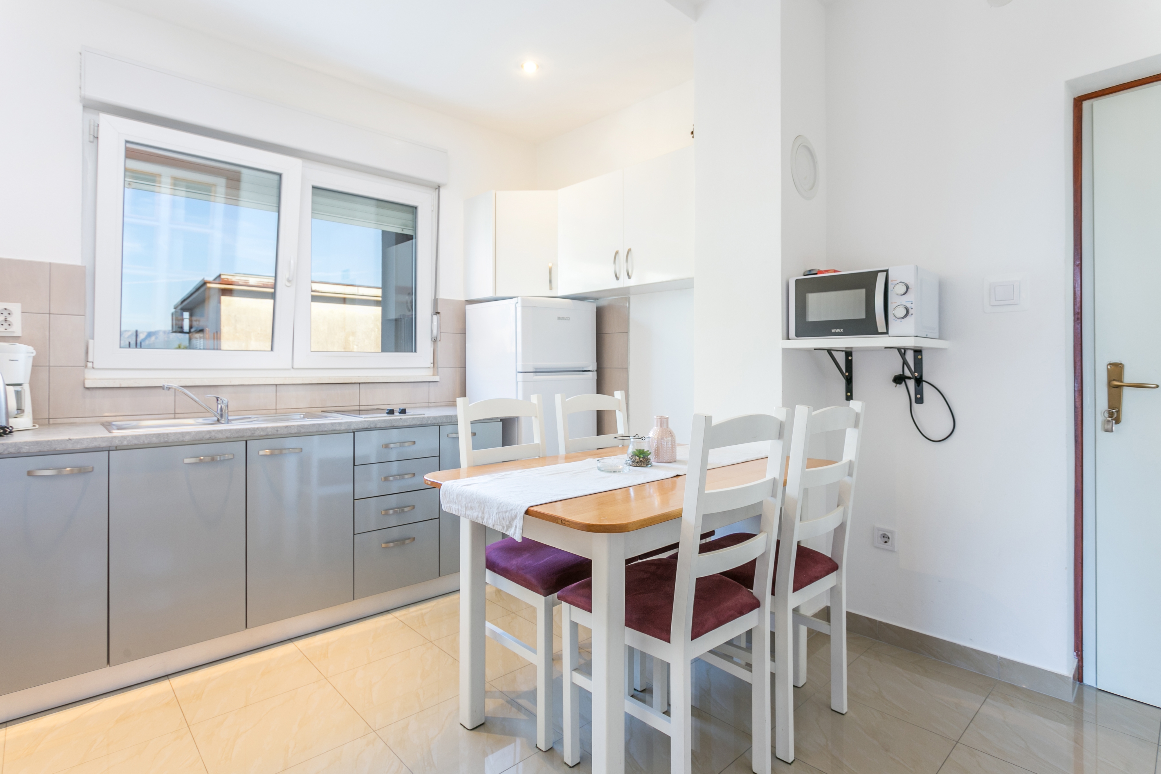 Studio apartman s terasom i pogledom na more Podstrana, Split  AS-a