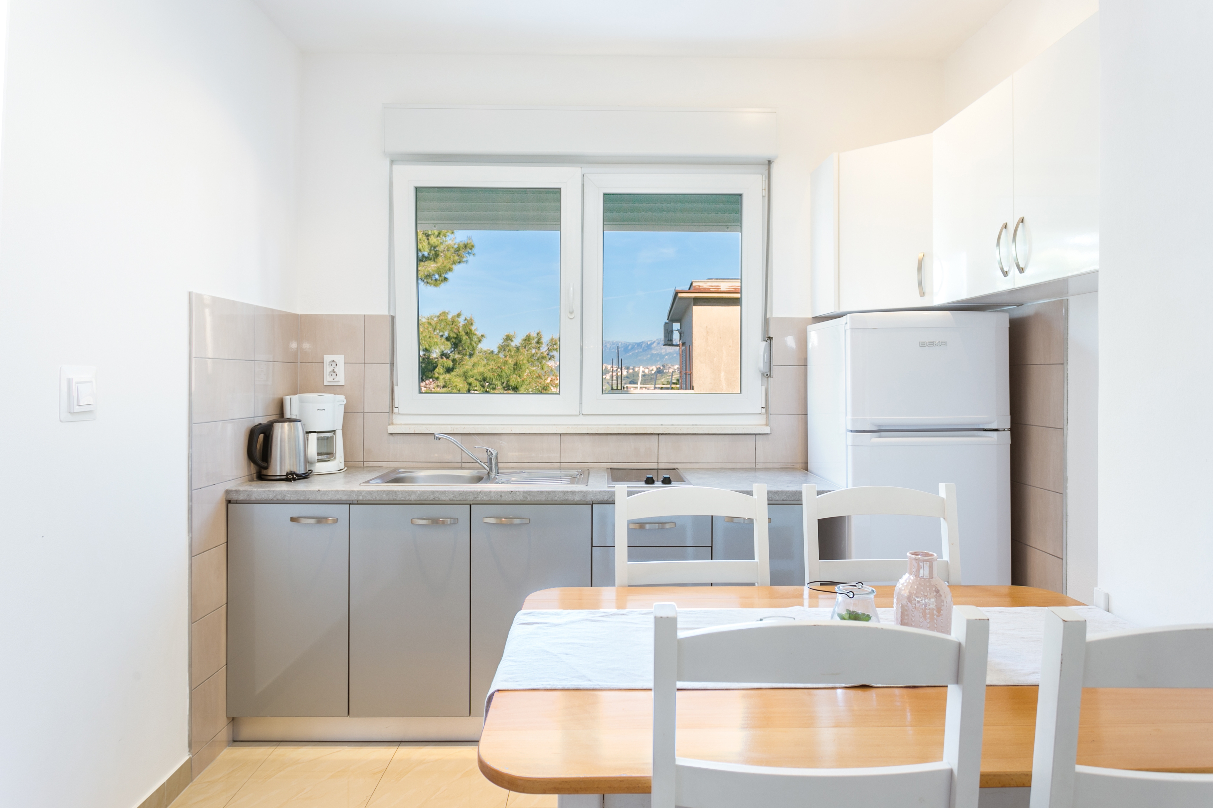 Studio apartman s terasom i pogledom na more Podstrana, Split  AS-a