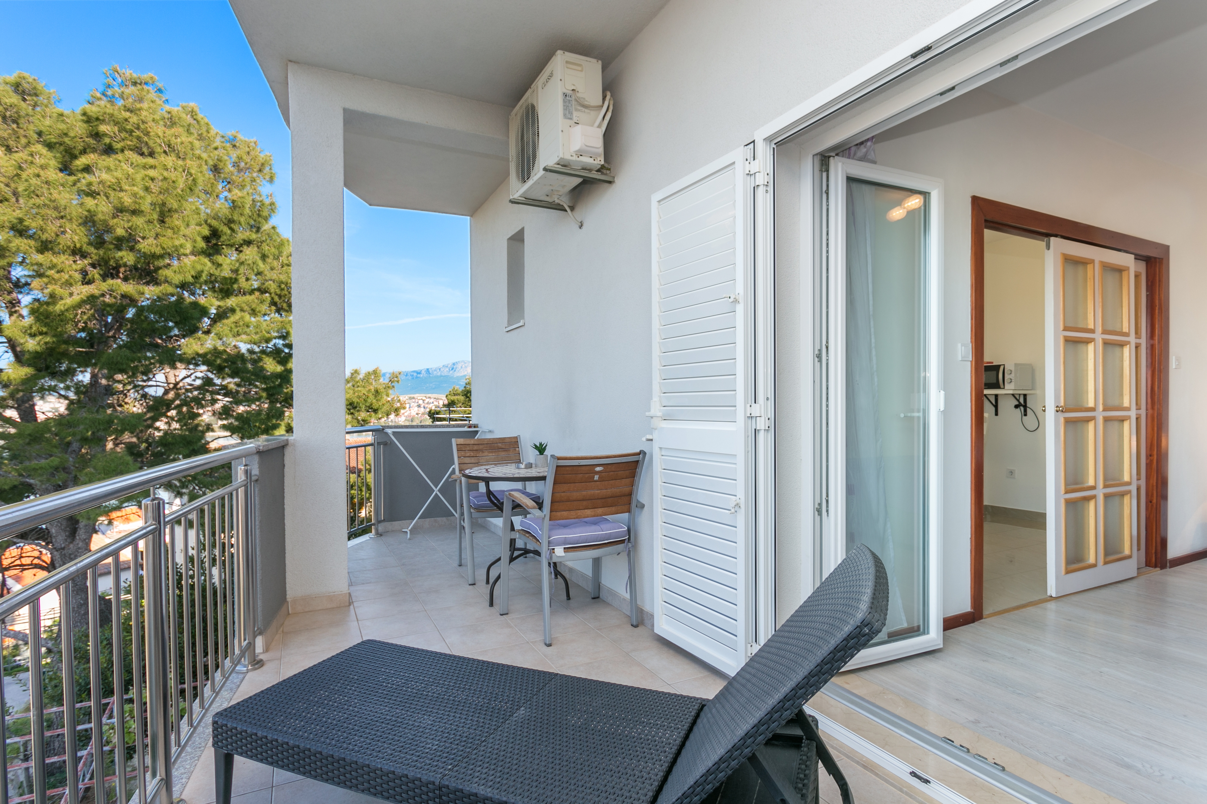 Studio apartman s terasom i pogledom na more Podstrana, Split  AS-a