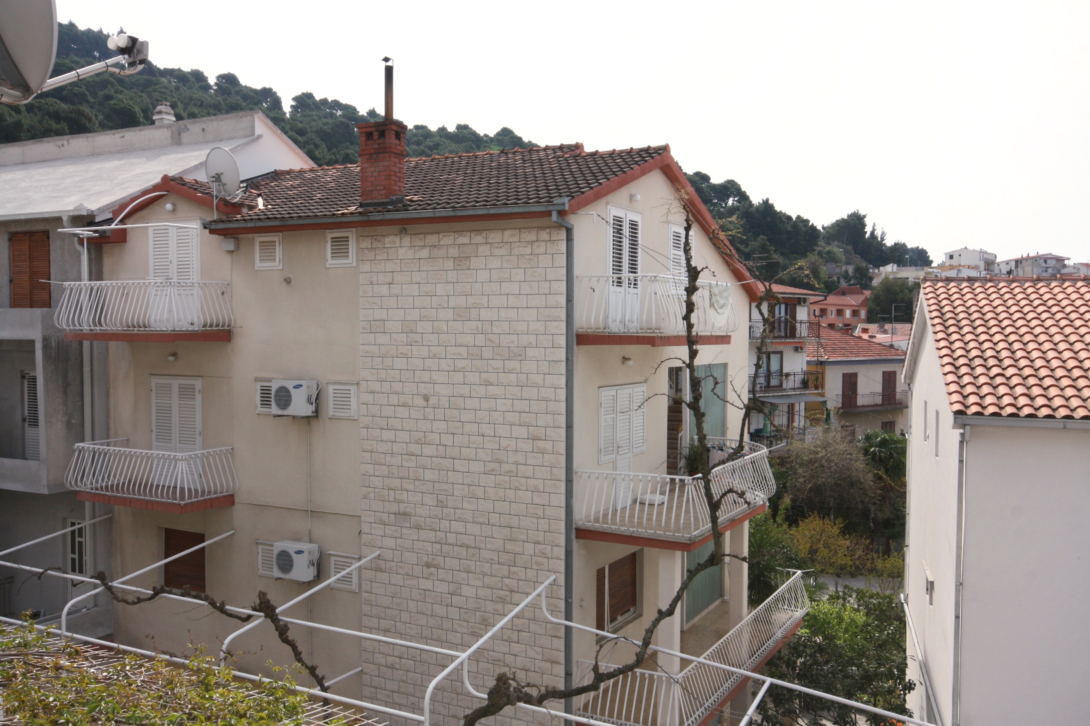 Two bedroom apartment with balcony and sea view Podgora, Makarska  A-b