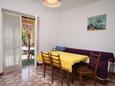 Dining room Srima - Vodice, Dining room in the apartment, air condition available, (pet friendly) and WiFi.