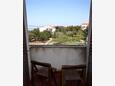 Balcony 2 Petrčane, Balcony 2 in the apartment, with a sea view, (pet friendly) and WiFi.