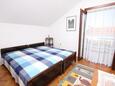 Bedroom 1 Petrčane, Bedroom 1 in the apartment, air condition available, (pet friendly) and WiFi.
