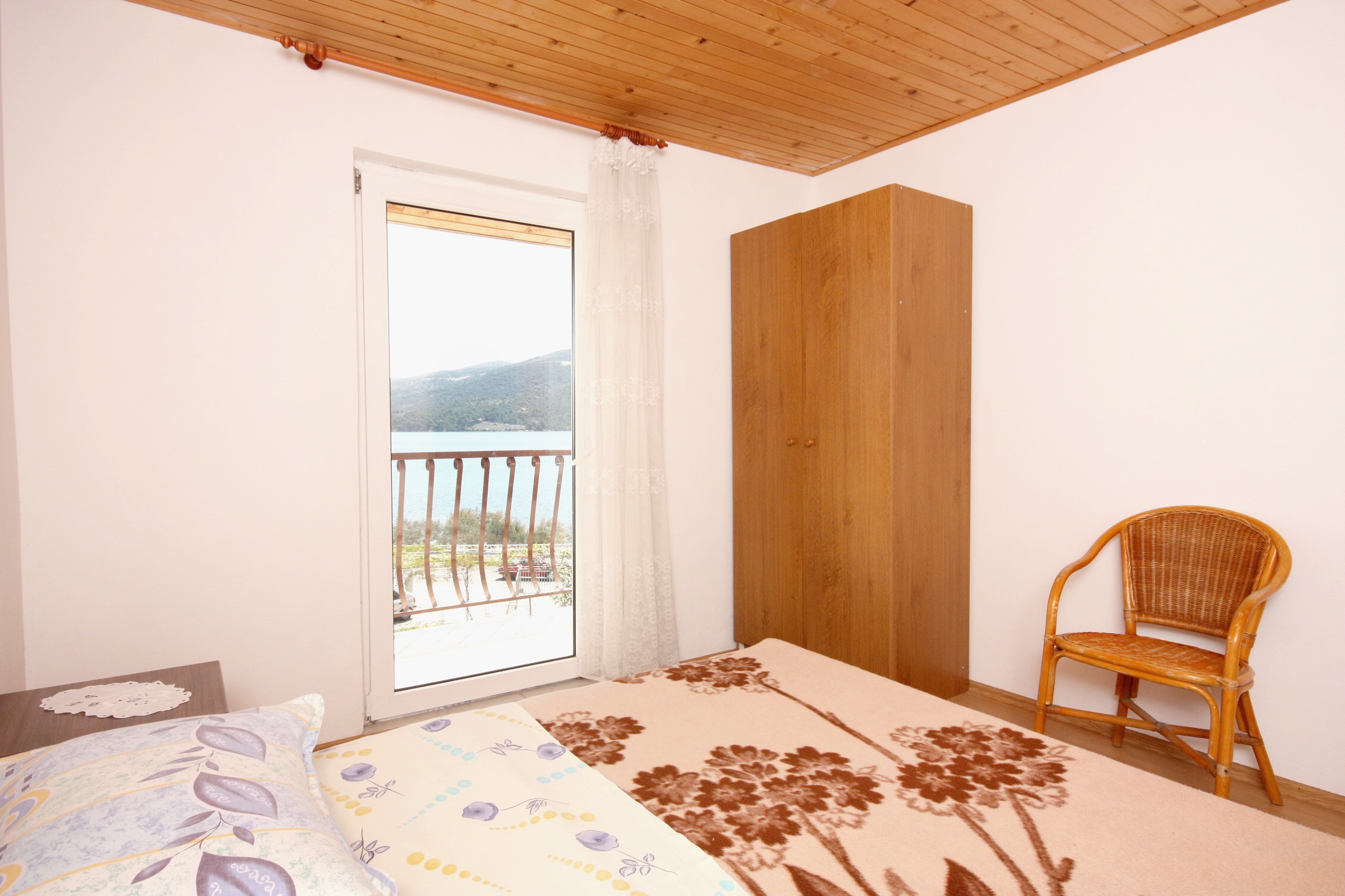 Two bedroom apartment with balcony and sea view Marina, Trogir  A-d