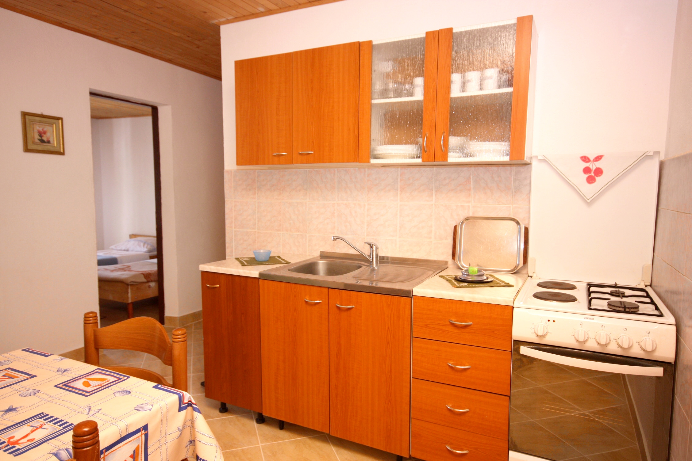 Two bedroom apartment with balcony and sea view Marina, Trogir  A-d