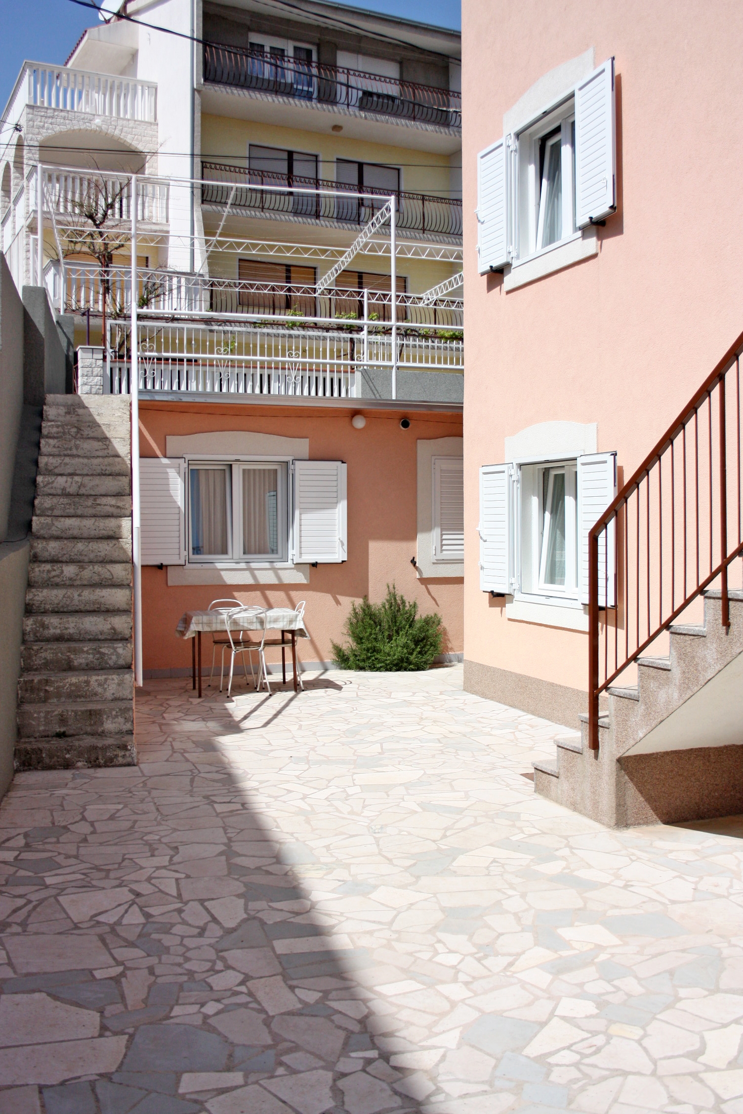 Two bedroom apartment with balcony and sea view Marina, Trogir  A-d
