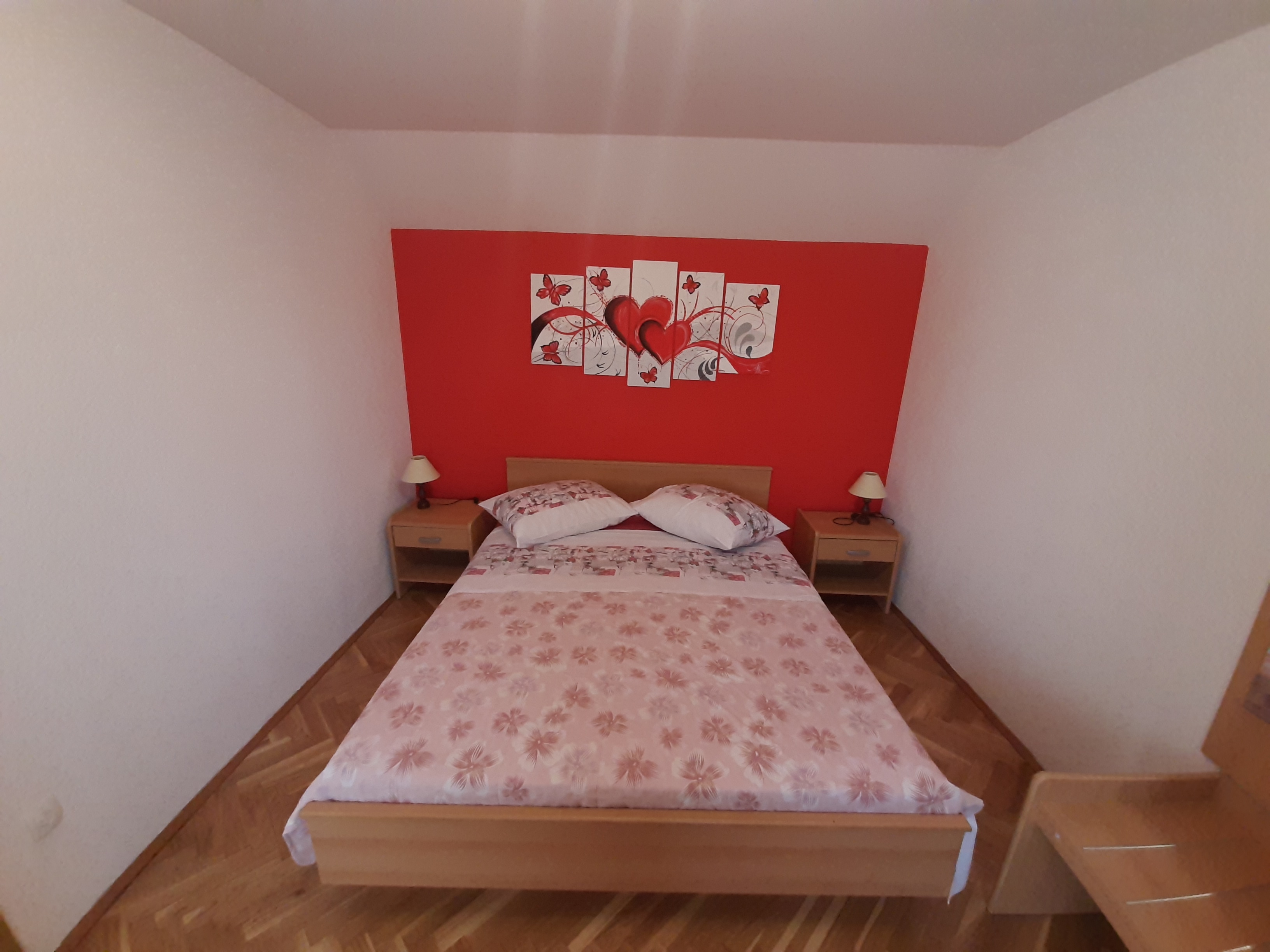 One bedroom apartment with balcony and sea view Vinišće, Trogir (A-6117-b)