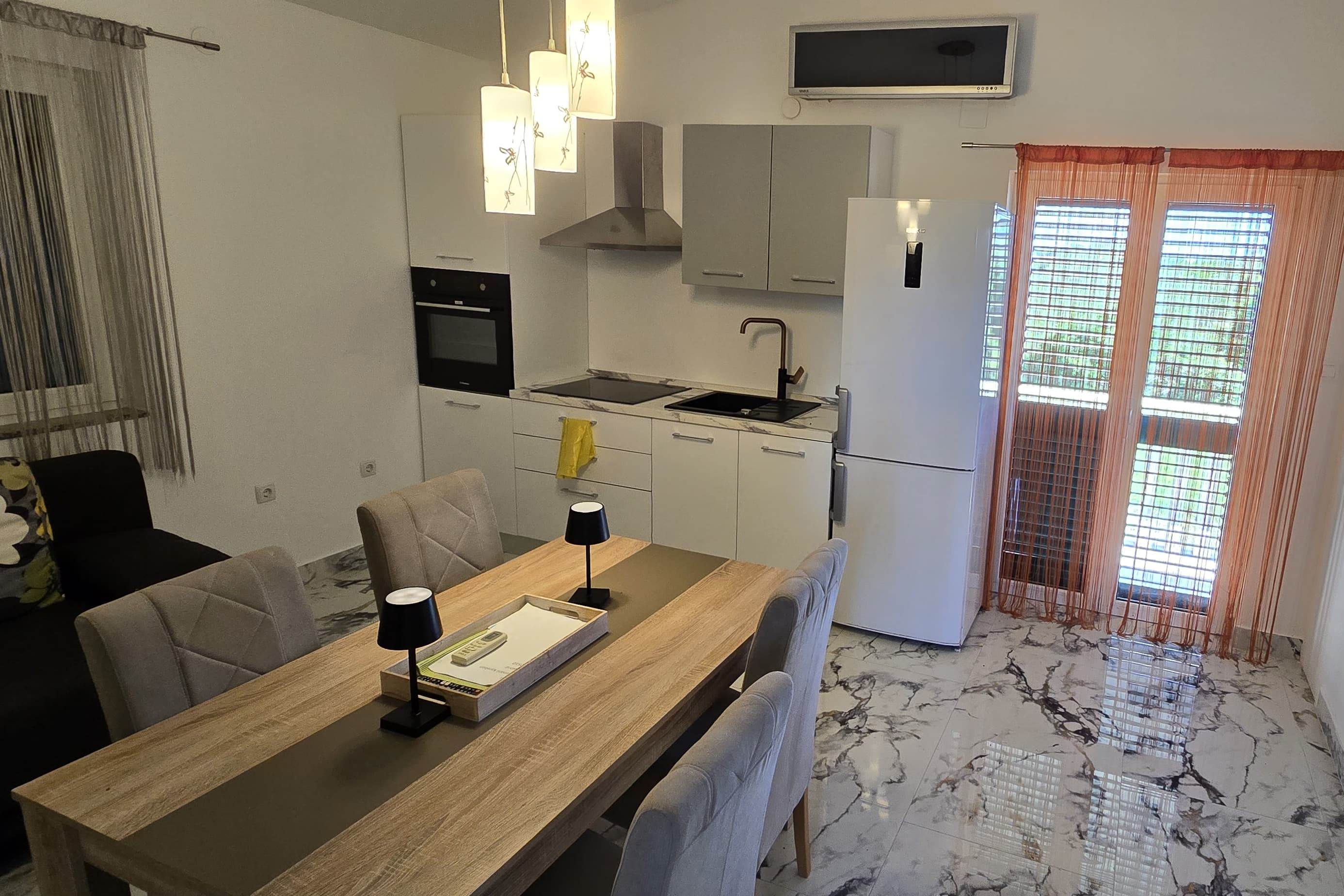 One bedroom apartment with terrace Bibinje, Zadar (A-6121-b)