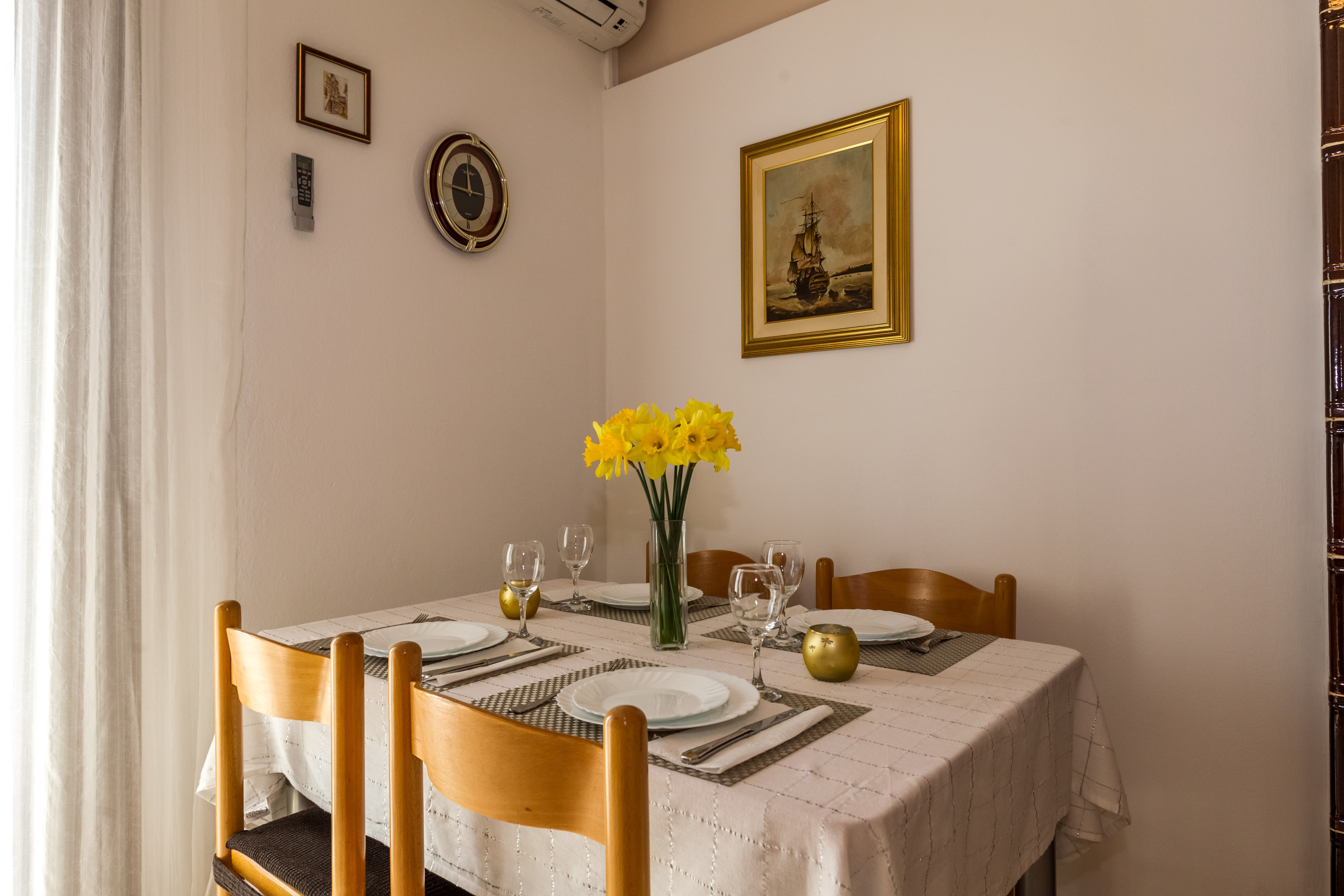 One bedroom apartment with balcony and sea view Zadar (A-6128-b)