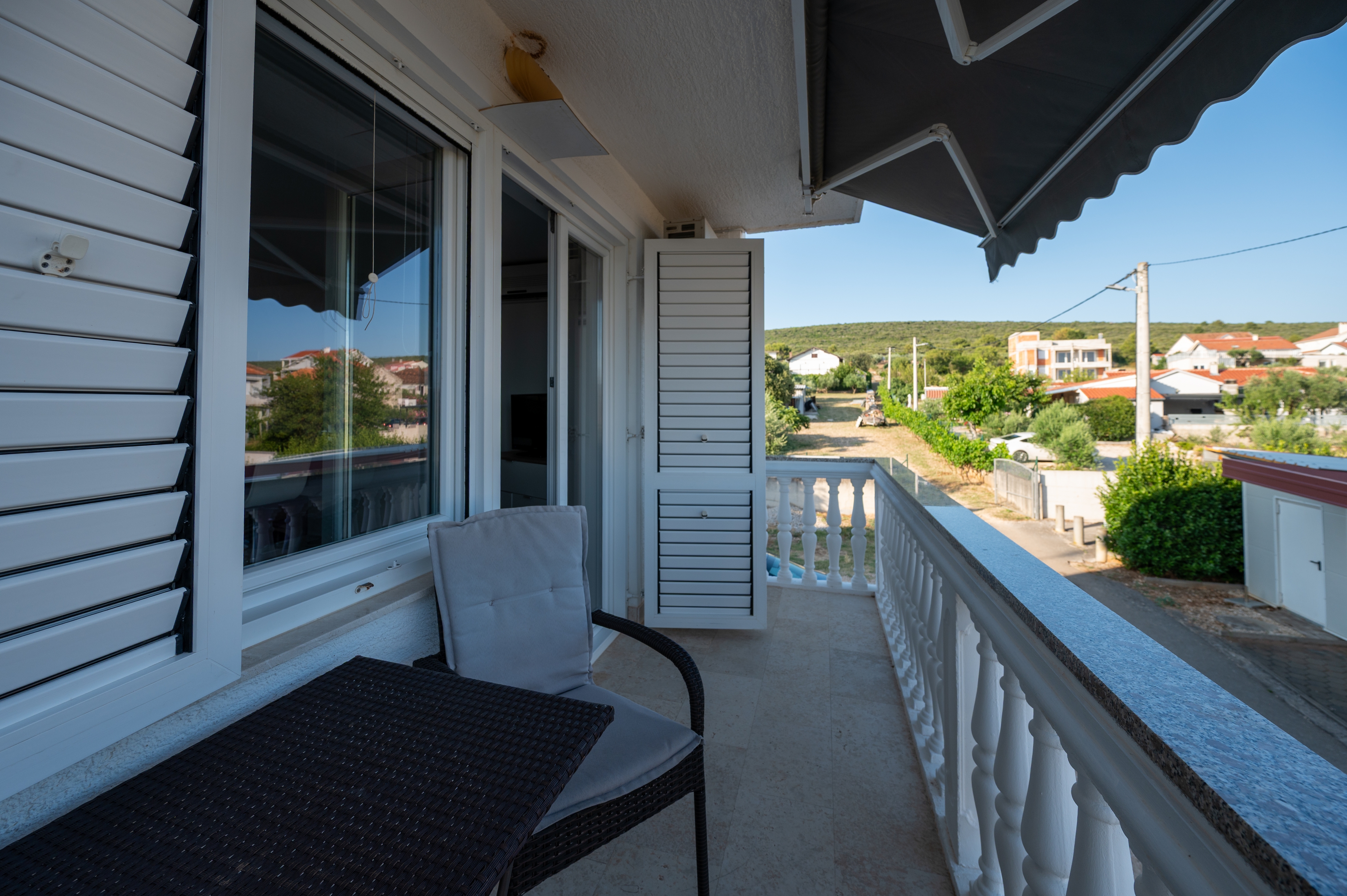 Studio flat with balcony and sea view Sukošan, Zadar  AS-a