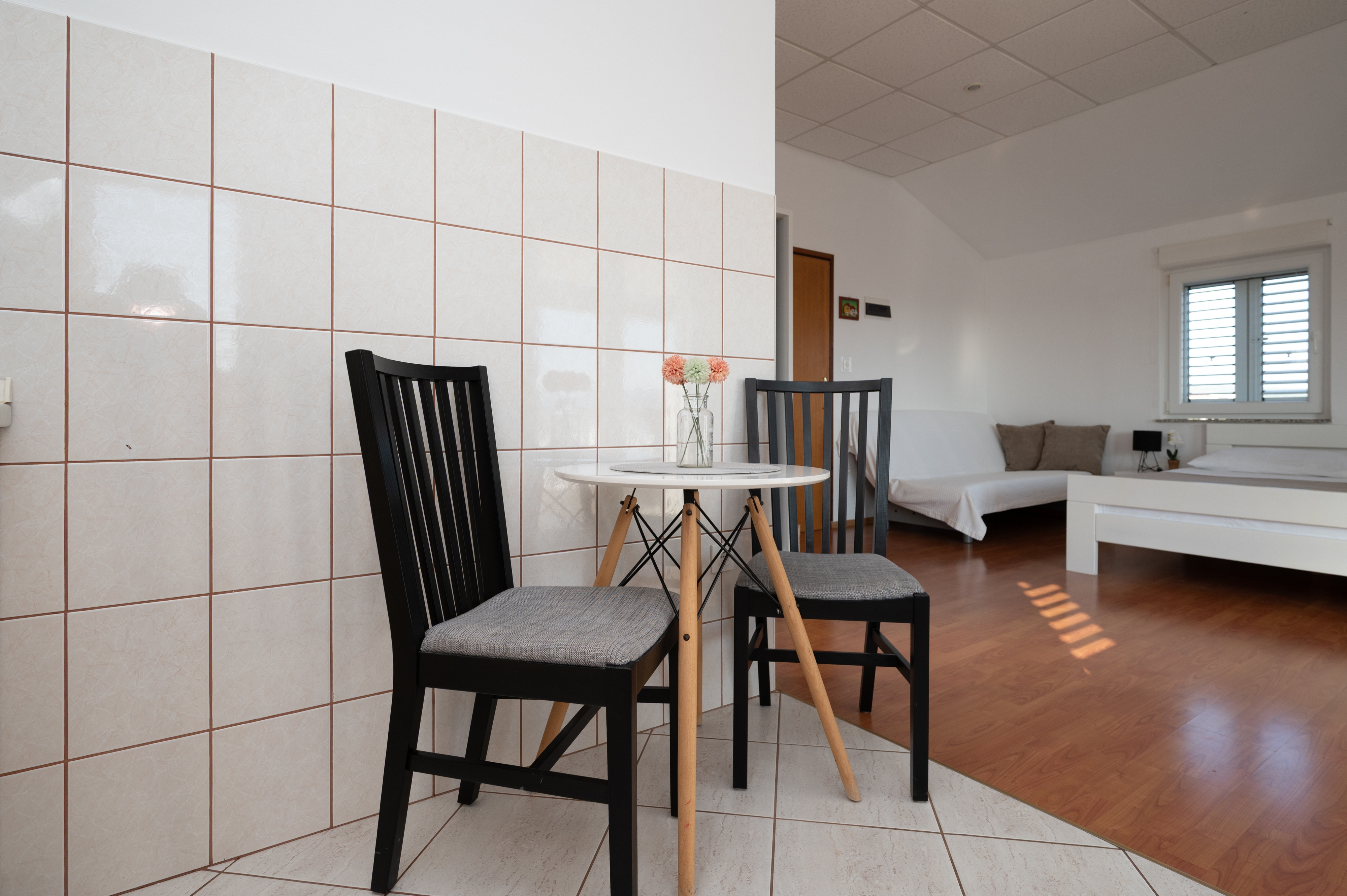 Studio flat with terrace and sea view Sukošan, Zadar (AS-6131-b)