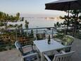 Nin, Terrasse dans l’hébergement en type apartment, avec la vue sur la mer et WiFi.