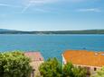 Posedarje, Terrasse - vue dans l’hébergement en type apartment, WiFi.