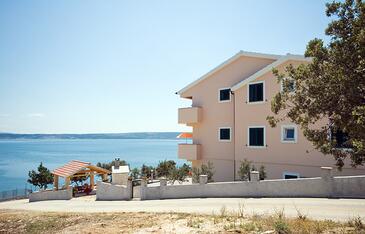 Posedarje, Novigrad, Hébergement 6162 - Appartement à proximité de la mer avec une plage de galets.