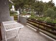 Terrace Sukošan, Terrace in the apartment, with a sea view, (pet friendly) and WiFi.