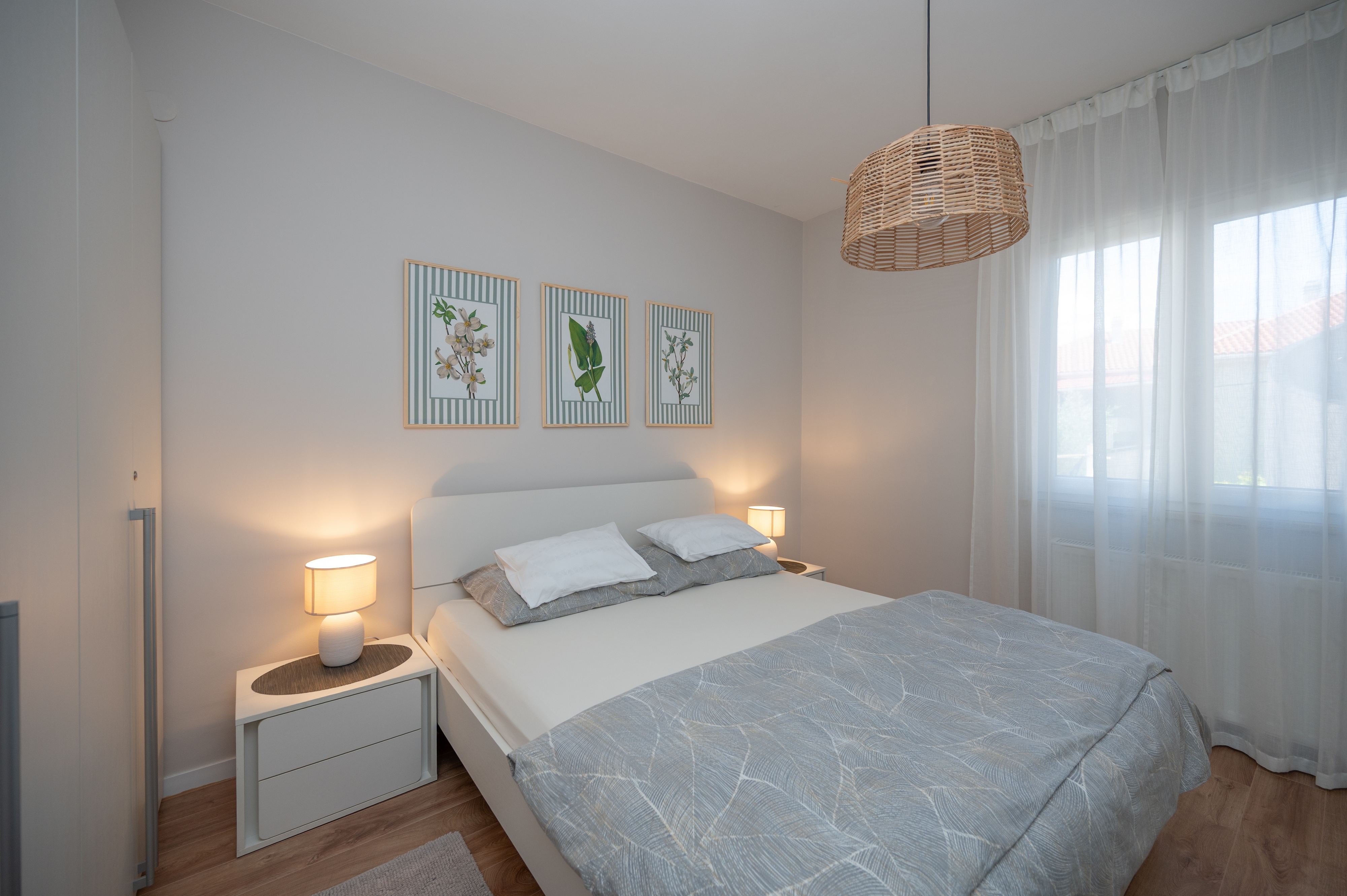 Two bedroom apartment with terrace and sea view Turanj, Biograd  A-a