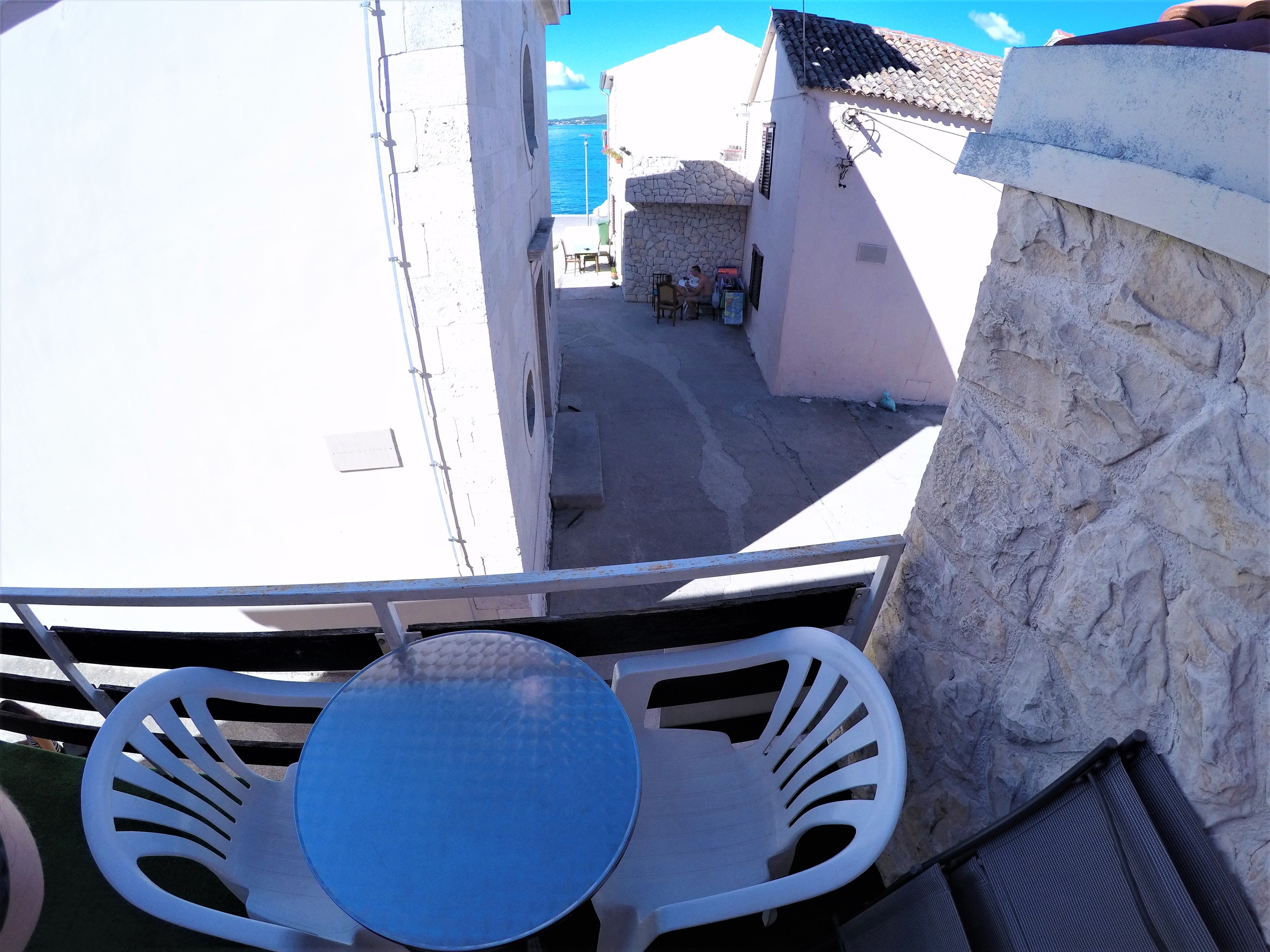 Two bedroom apartment with balcony and sea view Bibinje, Zadar (A-6199-a)