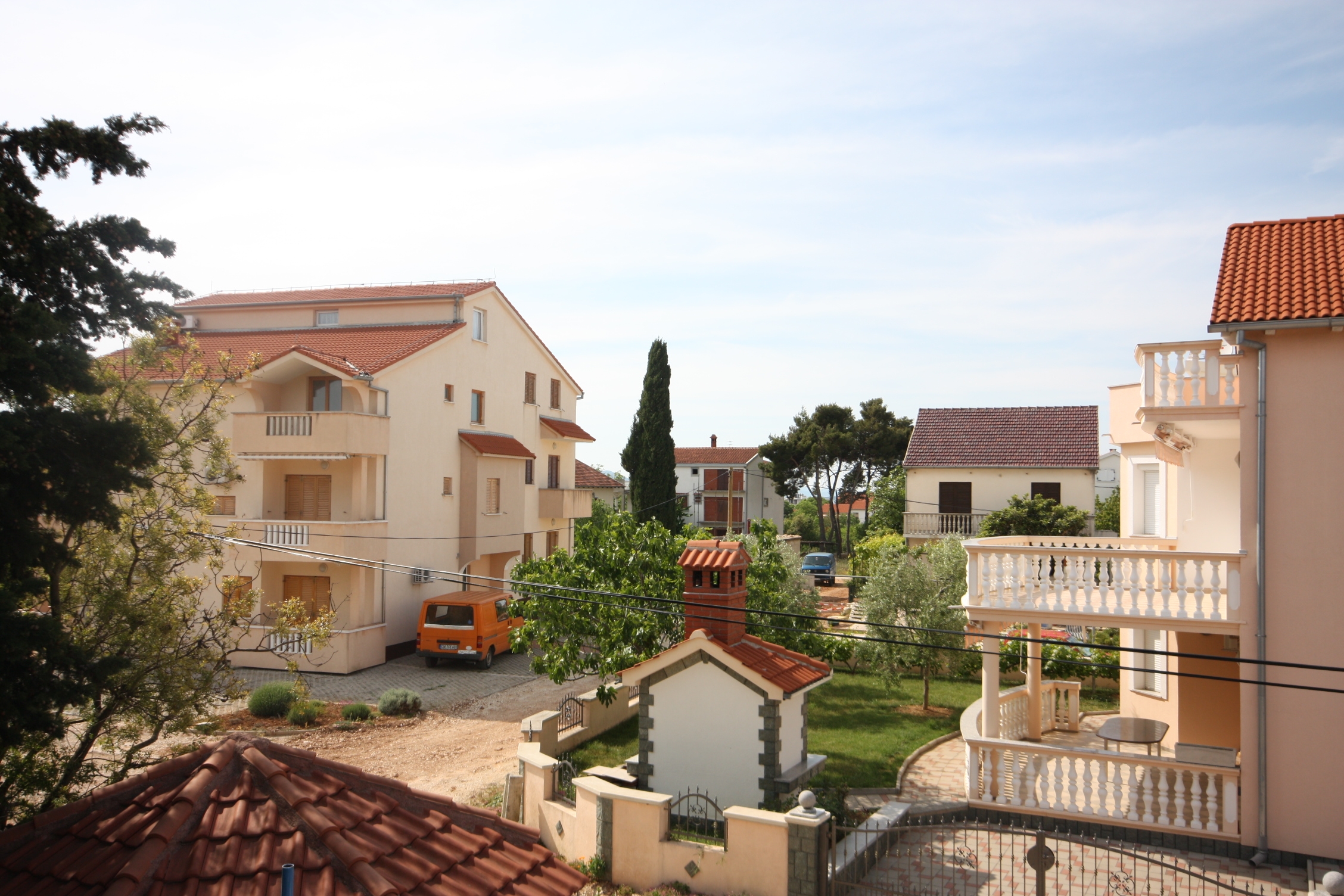 Two bedroom apartment with terrace and sea view Biograd na Moru, Biograd  A-d