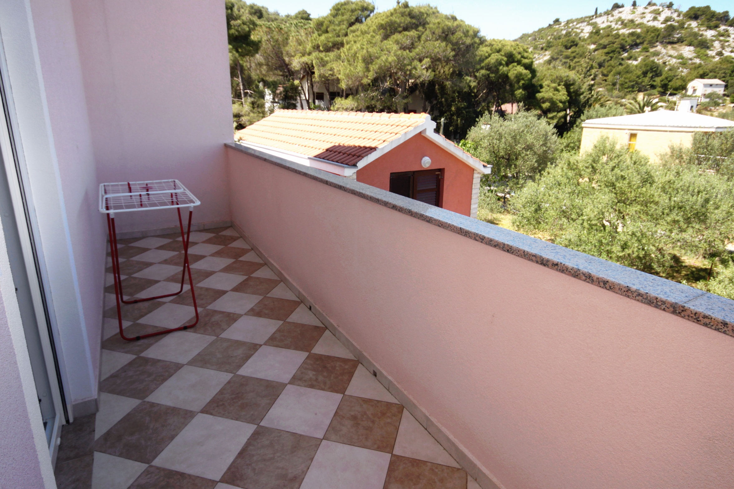 One bedroom apartment with terrace and sea view Tkon, Pašman  A-b