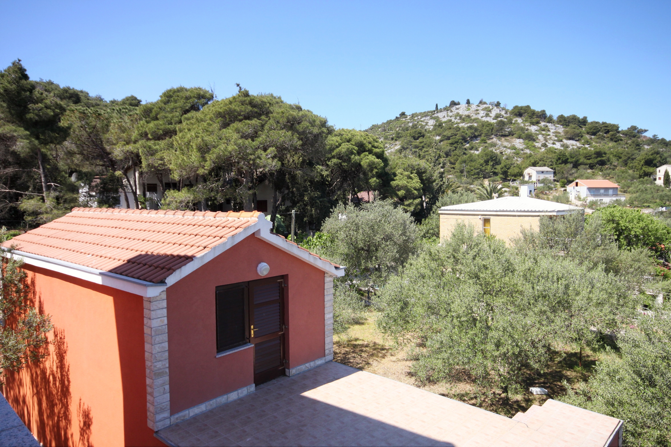 One bedroom apartment with terrace and sea view Tkon, Pašman  A-b