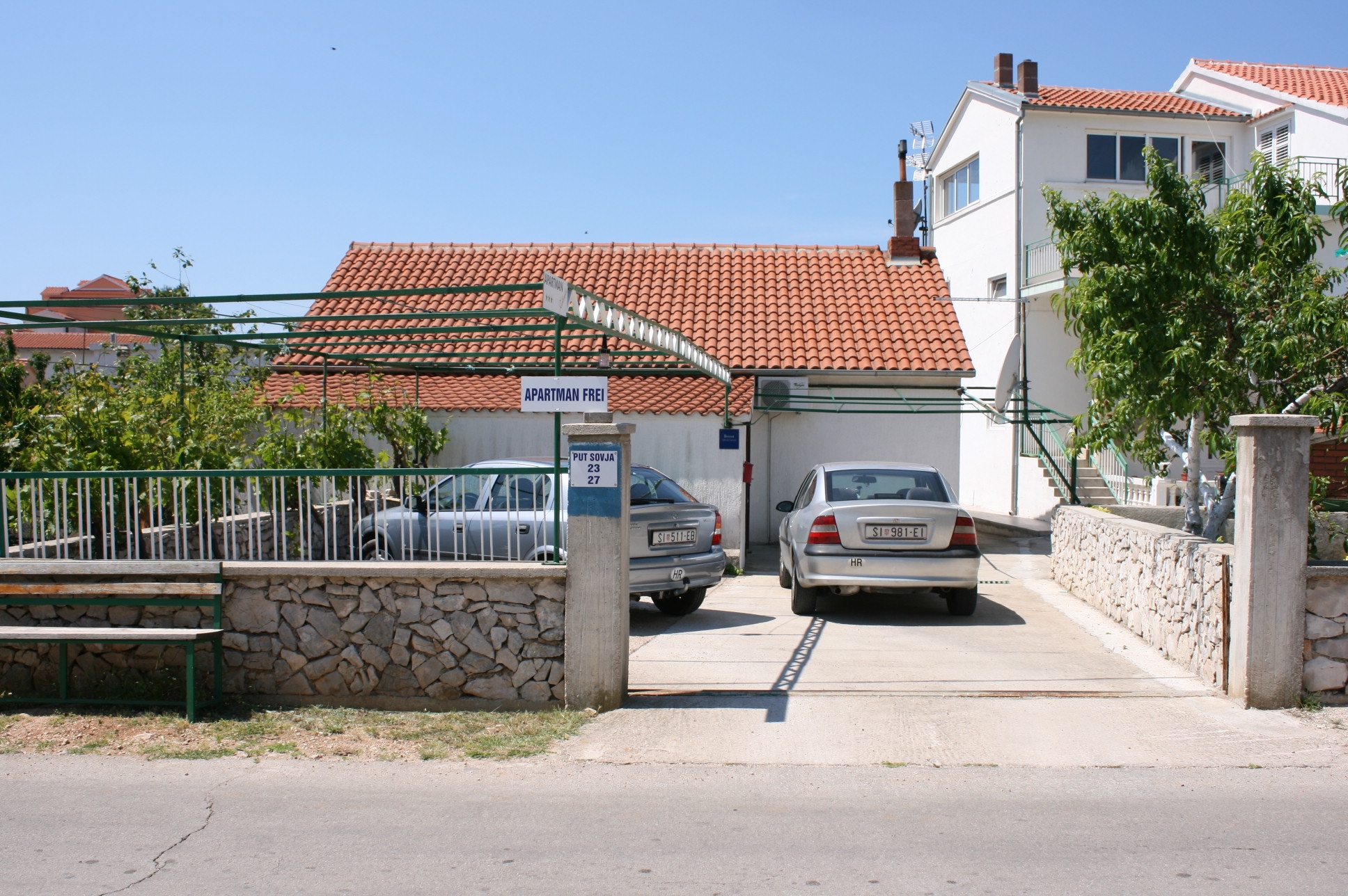 Ferienwohnung im Ort Tribunj (Vodice), Kapazit&aum Ferienwohnung  Sibenik Riviera