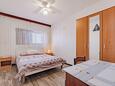 Bedroom 1 Prigradica, Bedroom 1 in the apartment, (pet friendly) and WiFi.