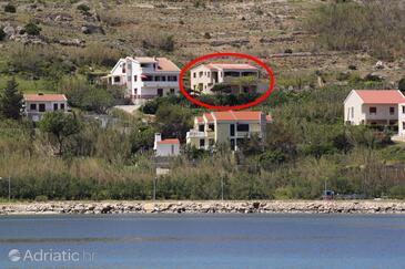 Pag, Pag, Hébergement 6272 - Appartement à proximité de la mer avec une plage de galets.