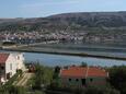 Terrasse - Ausblick Pag, Terrasse - Ausblick in folgender Unterkunftsart apartment, Haustiere erlaubt und WiFi.