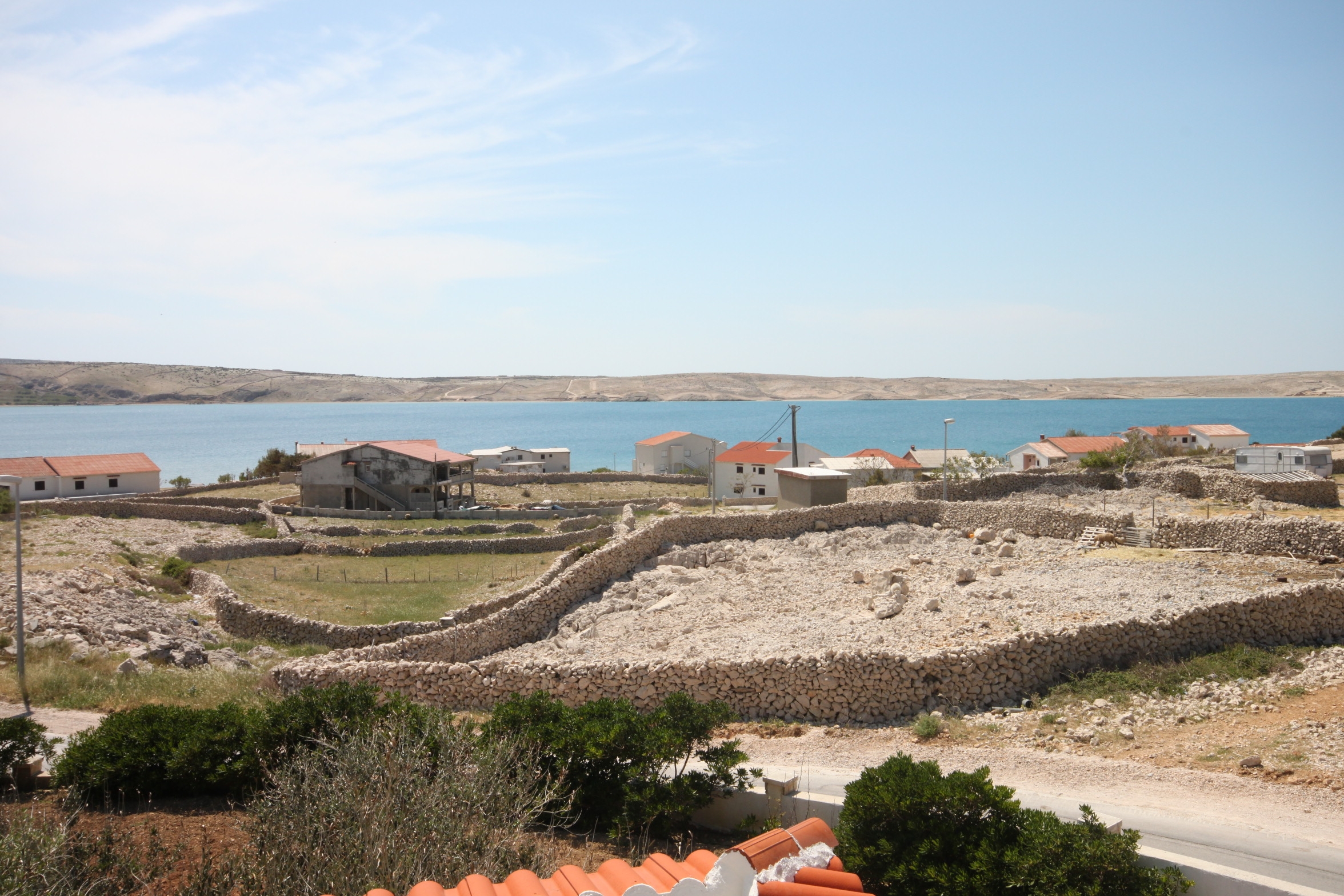 One bedroom apartment with terrace and sea view Kustići, Pag  A-a