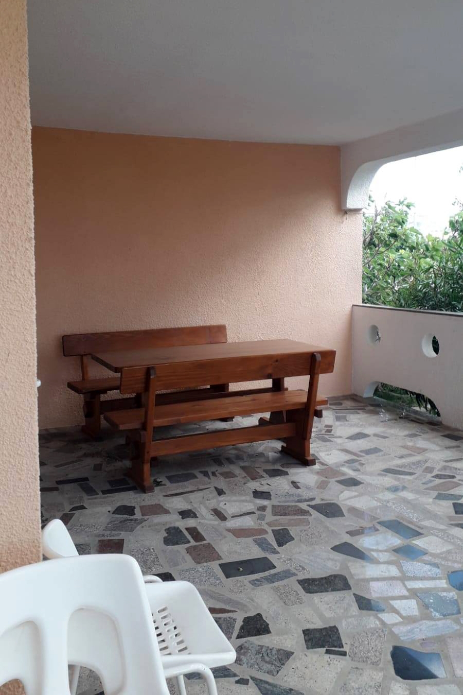 Two bedroom apartment with terrace and sea view Kustići, Pag  A-e