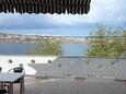 Metajna, Shared terrace - view in the apartment, WiFi.