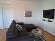 Sala de estar Povljana, Sala de estar in the apartment, air condition available, (pet friendly) y WiFi.