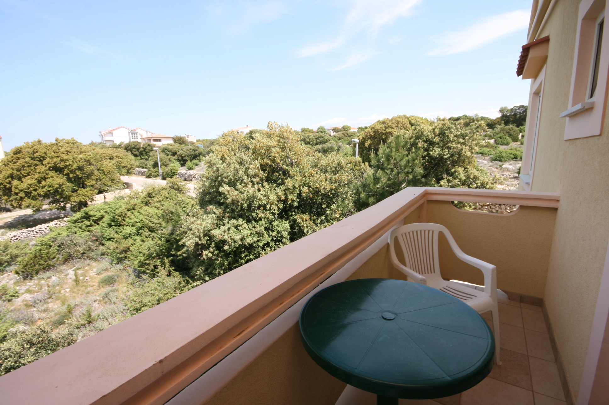 Two bedroom apartment with terrace and sea view Mandre, Pag  A-b