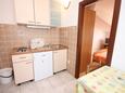 Kuchyně Mandre, Kuchyně v ubytování typu apartment, domácí mazlíčci povoleni a WiFi.