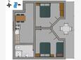 Podobuče, Alaprajz szállásegység típusa apartment, WiFi .