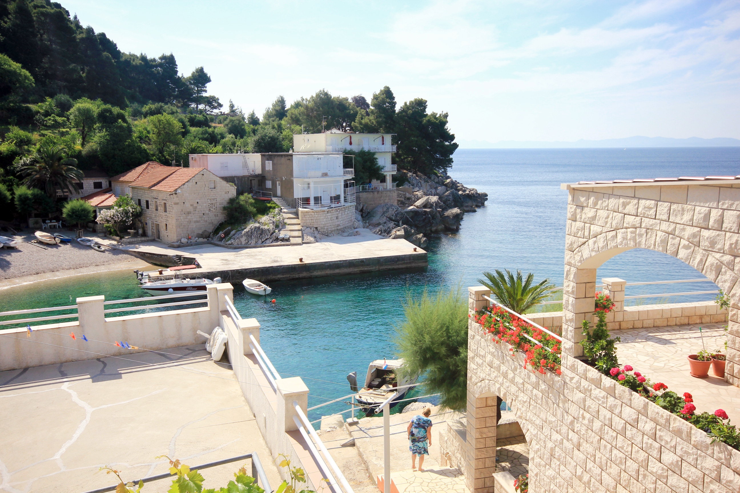 Two bedroom apartment near beach Podobuče, Pelješac  A-d