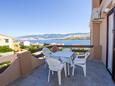 Terrace Pag, Terrace in the apartment, with a sea view and WiFi.