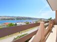 Balkon Pag, Balkon v ubytování typu apartment, s výhledem na moře a WiFi.